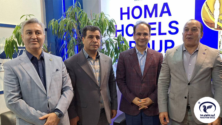 بازدید احد عظیم‌زاده از هتل هما خیام مشهد و دیدار با سعید یاورپور، مدیرعامل گروه هتل‌های هما