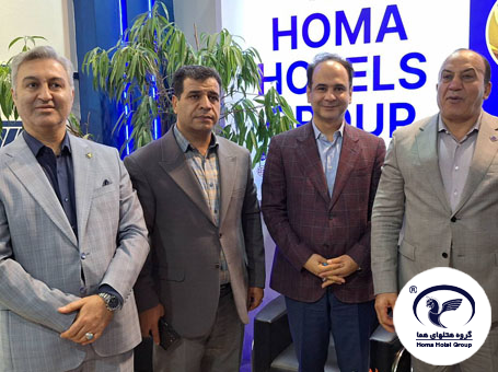 بازدید احد عظیم‌زاده از هتل هما خیام مشهد و دیدار با سعید یاورپور، مدیرعامل گروه هتل‌های هما